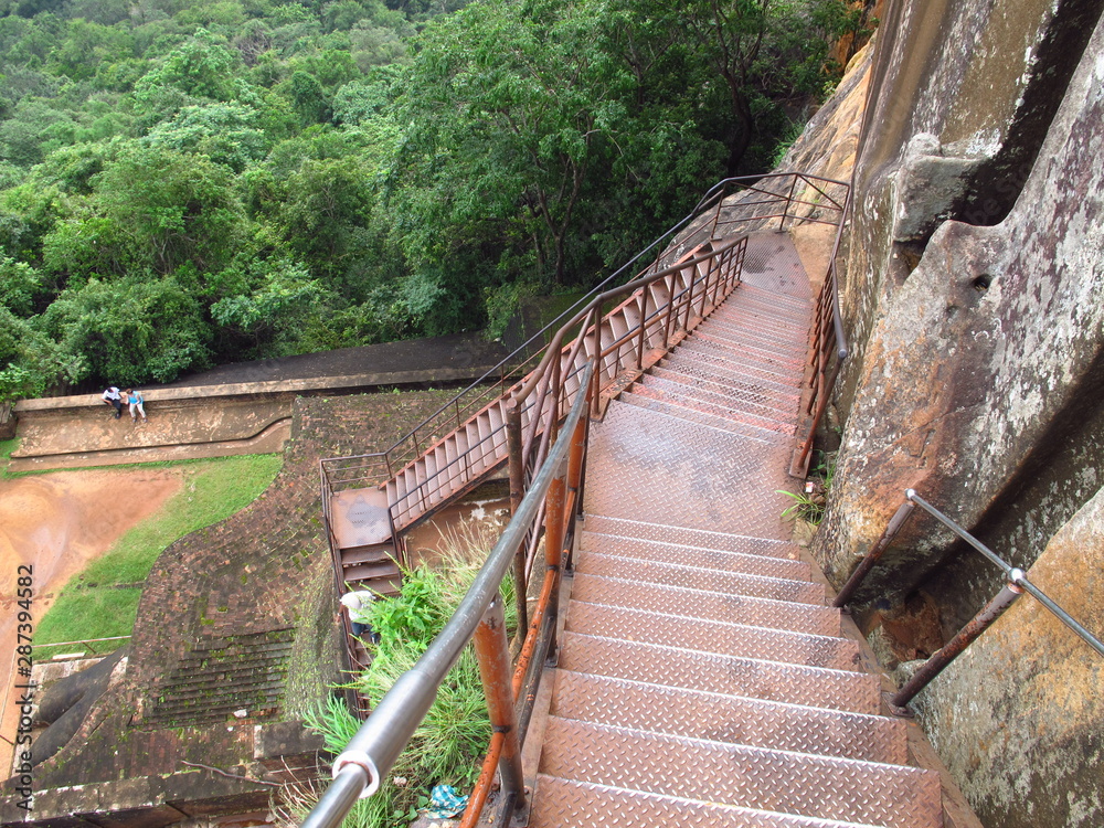 Fototapeta premium Ancient ruins, Sigiriya, Sri Lanka