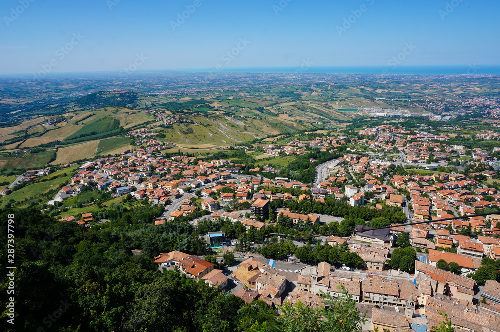 top view of San Marino