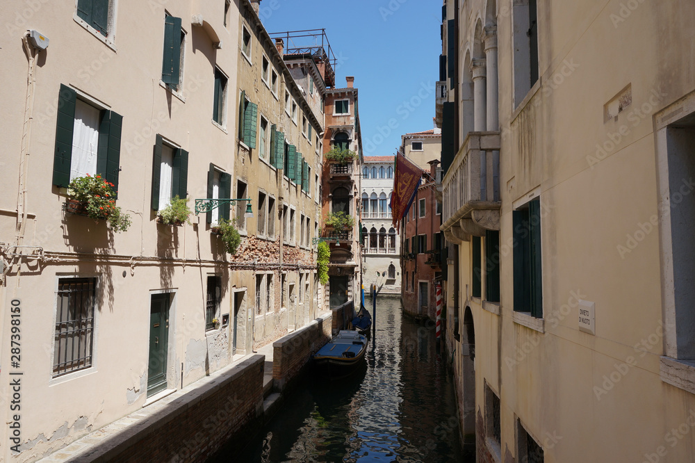 cozy streets of the old city of Venice