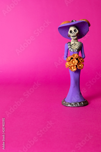 Mexican Catrina doll for Day of the Dead
