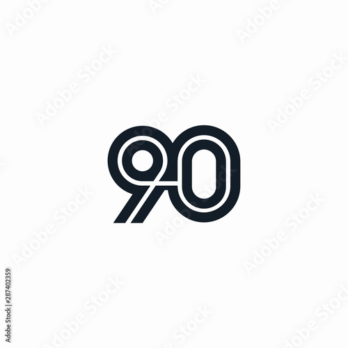 90 creative graphic design initial