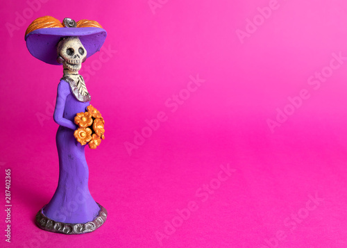 Mexican Catrina doll for Day of the Dead