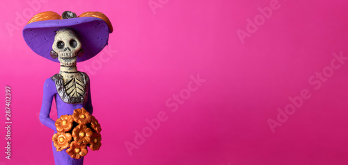 Mexican Catrina doll for Day of the Dead