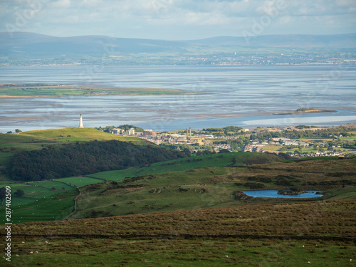 Ulverston and Morecambe Bay from Kirkby Moor photo