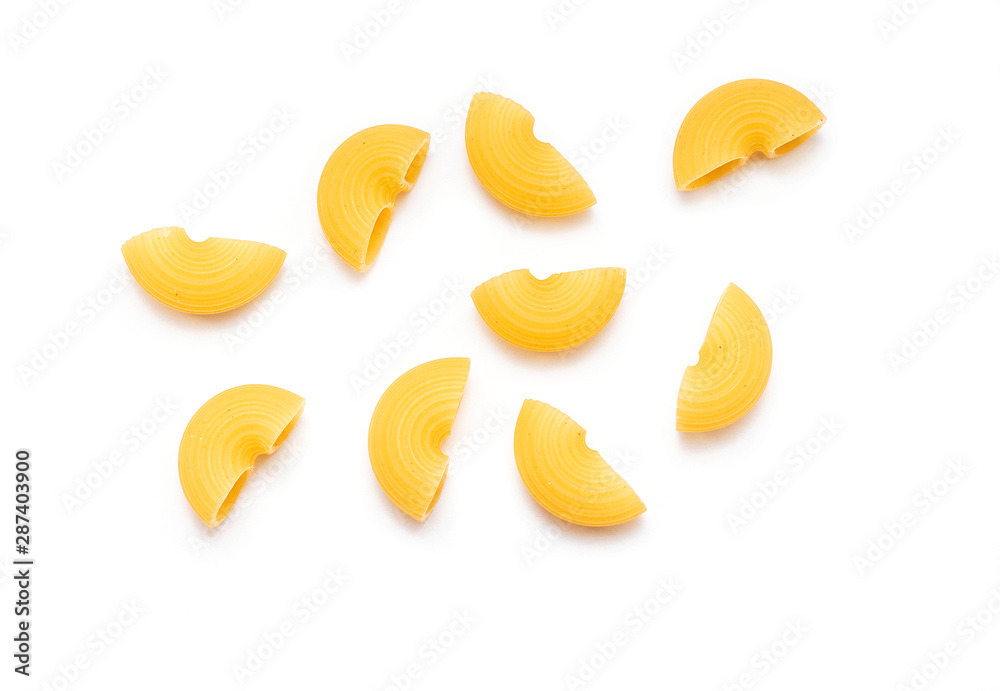 Italian Pasta, raw Italian pasta isolated on white background Italian Pasta, raw Italian pasta isolated on white background