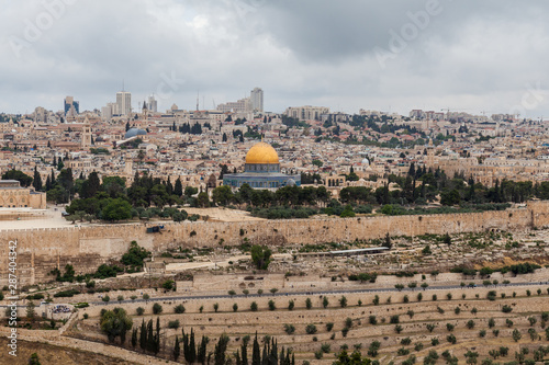 Nice panorama of the city of Jerusalem