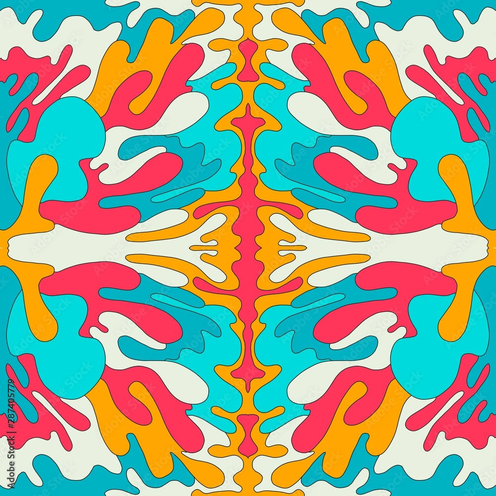 Naklejka premium abstract colored background with circle.