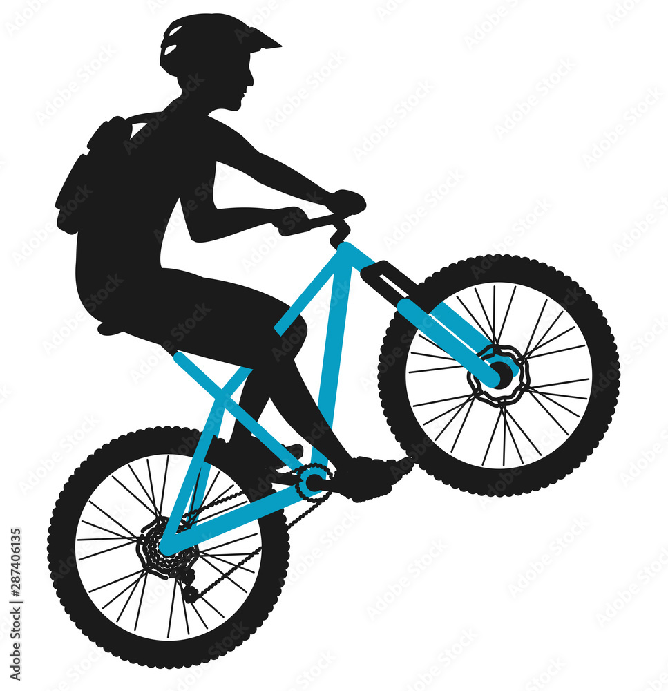 Fototapeta premium Cycliste X COUNTRY VTT Cross Country 2