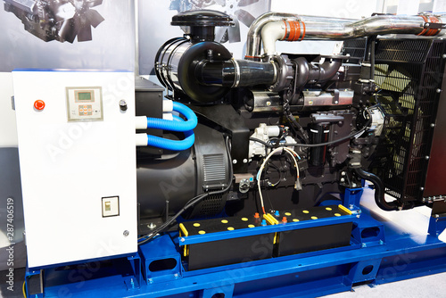 Obraz na płótnie Diesel engine generator