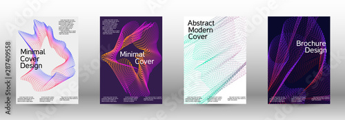 Cover design template set 