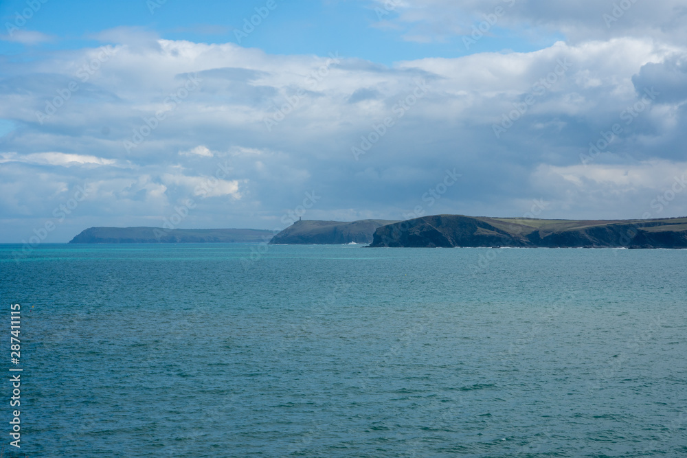 A view of the Camel estuary on the coast of North Cornwall near to Padstow