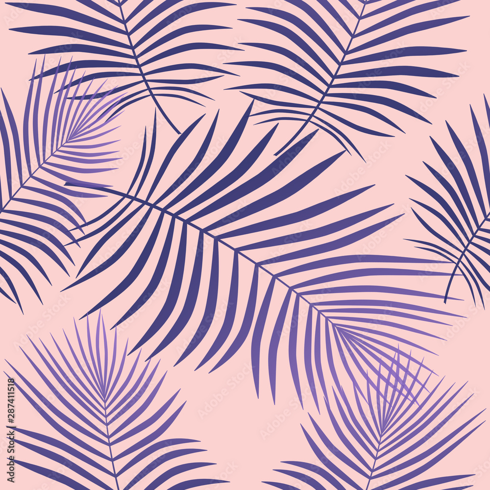Creative purple leaves background - obrazy, fototapety, plakaty 