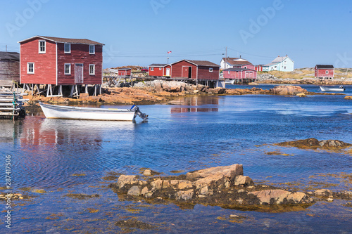 The fishing village of Joe Batt's Arm, Fogo Island, Newfoundland and Labrador, Canada photo