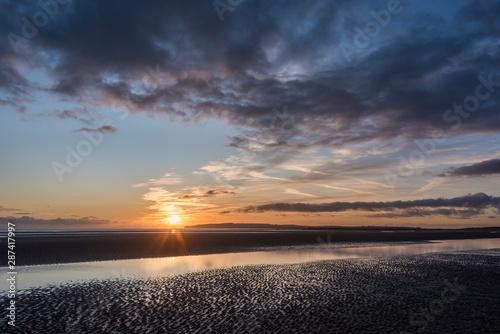 Sunset, Camber Sands, East Sussex photo