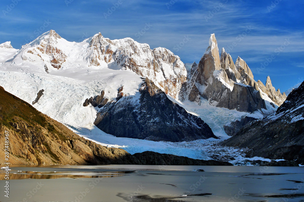 Cerro Torre. Amazing mountains in Patagonia, Argentina