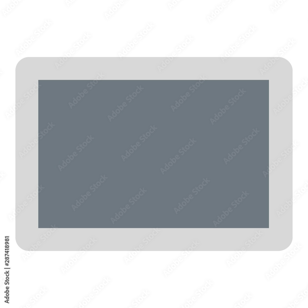 Tablet icon. Flat illustration of tablet vector icon for web design Tablet icon. Flat illustration of tablet vector icon for web design