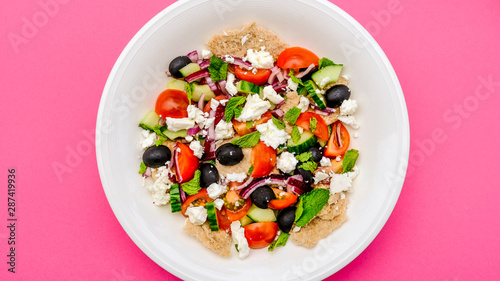 Chunky Fresh Healthy Greek Salad