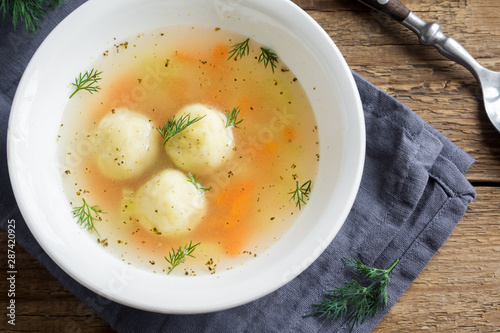 Matzoh ball soup