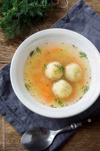 Matzoh ball soup