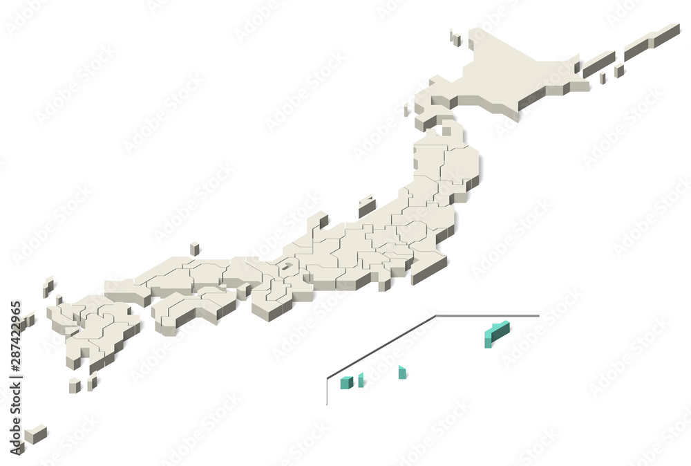 日本地図 沖縄地方 離島 (Set 3) 日本地図 沖縄地方 離島 (Set 3)