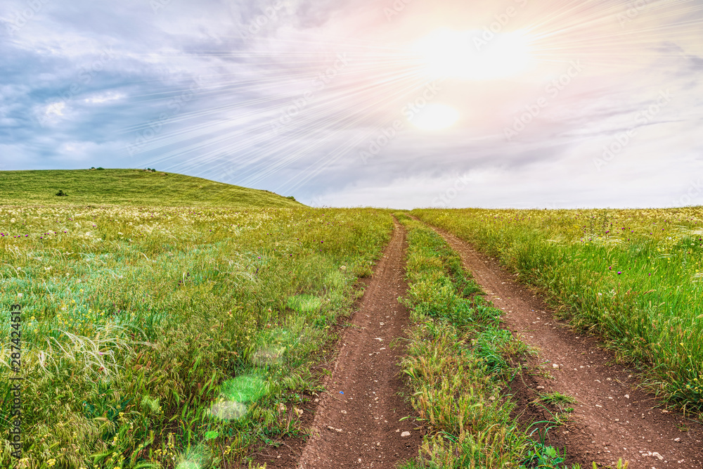 Crimea nature reserve - the road to travel. Landscape park- Kerch peninsula Crimea nature reserve - the road to travel. Landscape park- Kerch peninsula