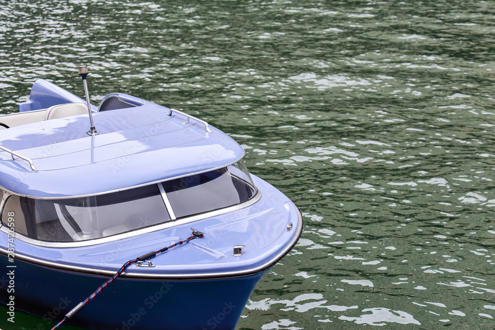 motor boats along the city river motor boats along the city river