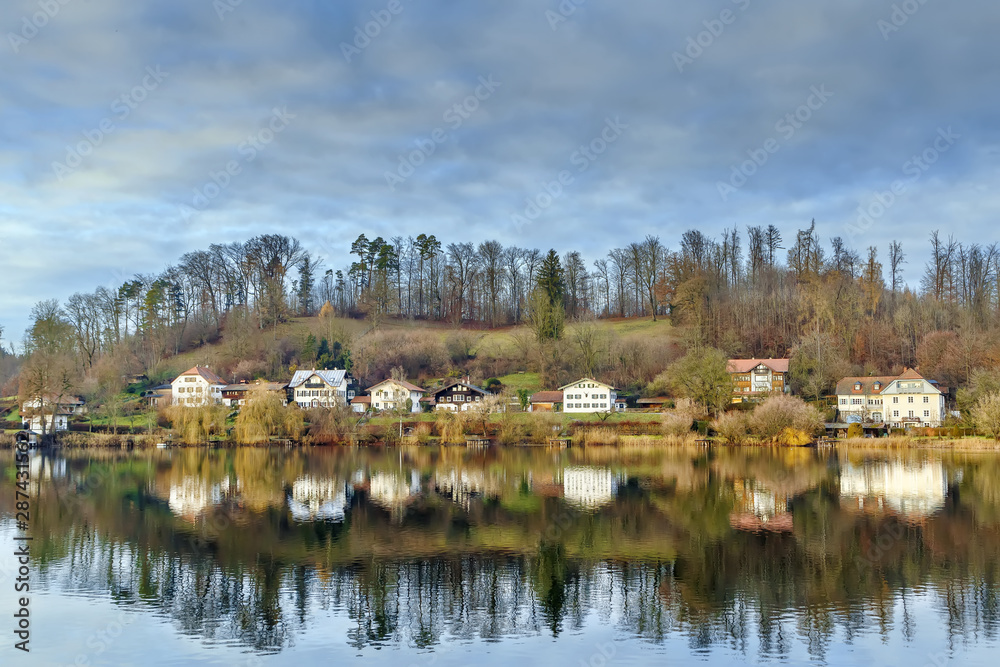 Houses by the lake, Germany