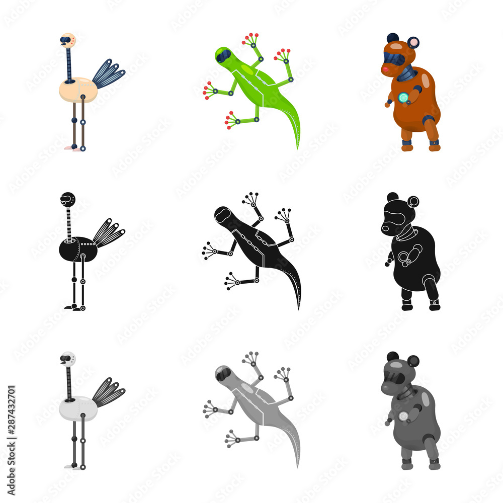 Isolated object of toy and science icon. Collection of toy and toy stock vector illustration.