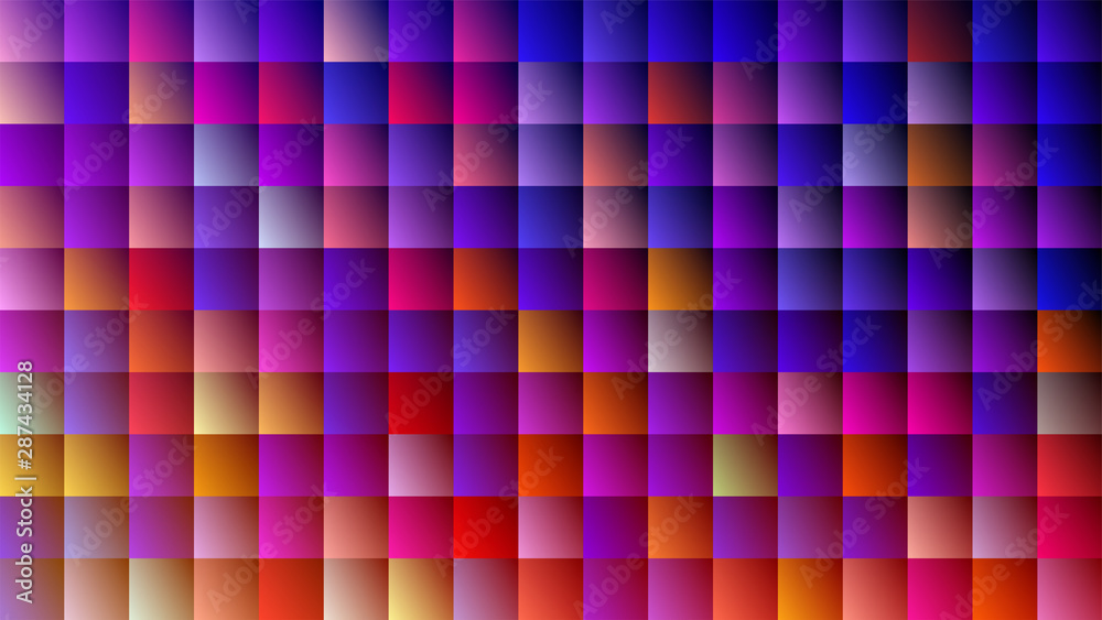 Game Backdrop. Trendy Color Design with Squares Game Backdrop. Trendy Color Design with Squares