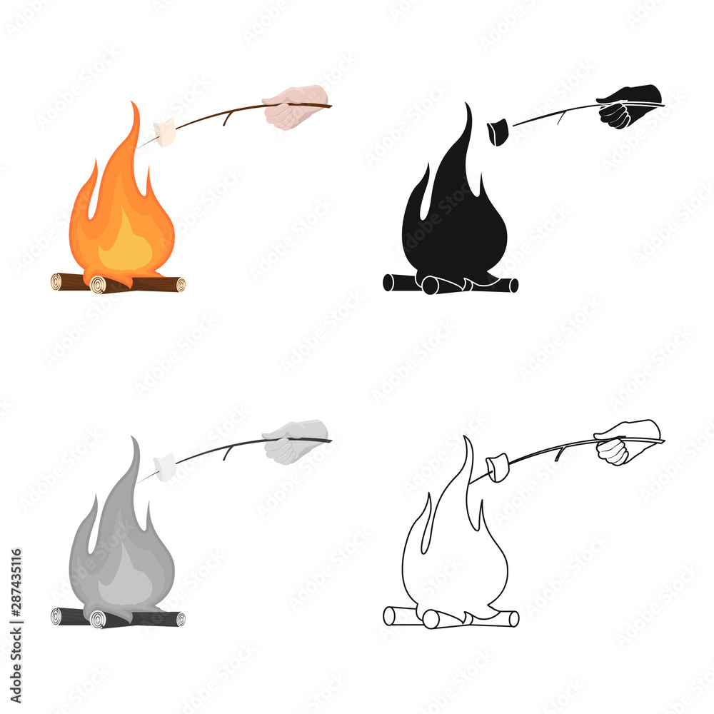 Campfire Vector Design