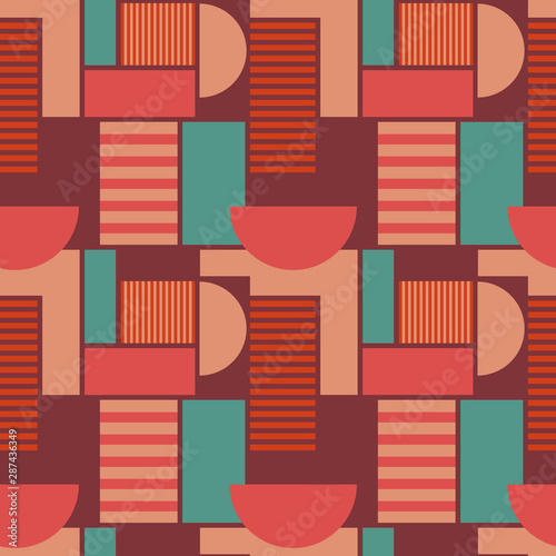 seamless pattern in 60s style