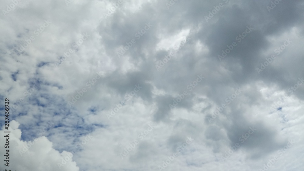 Obraz premium Cloud Formations On A Warm Summer Day