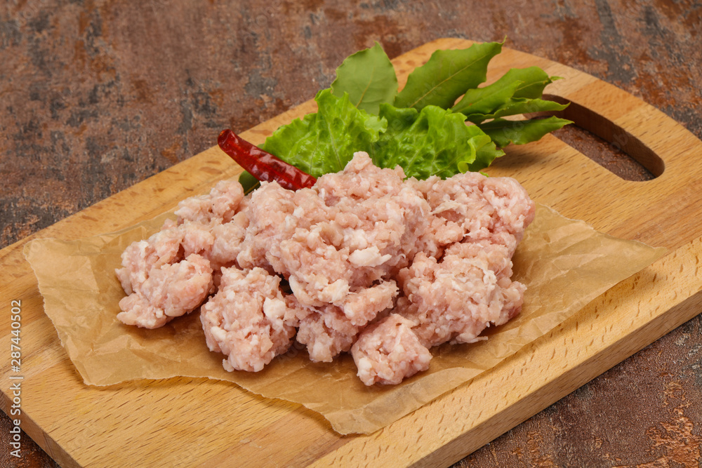 Homemade pork minced meat for cooking Homemade pork minced meat for cooking