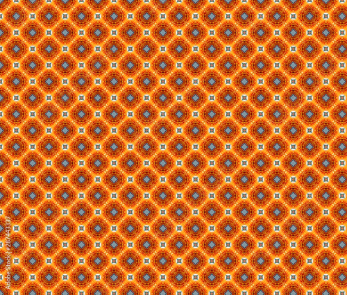 Floral seamless repeated abstract geometrical pattern, kaleidoscope eidoscope 