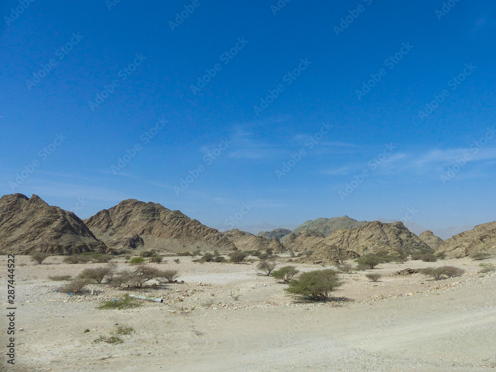 Landscape Al-Sharqiyah Mountain / Al-Sharqiyah Region between Muscat und Sur Sultanate of Oman