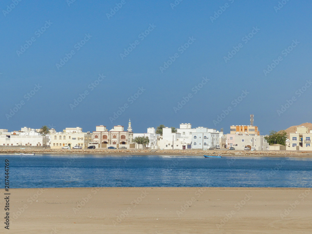 Al Ayjah Lighthouse and Sur (صور) Skyline Sultanate of Oman