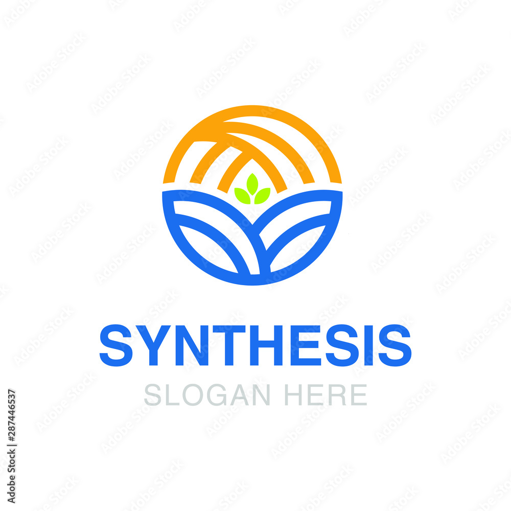 line leaf logo design inspiration