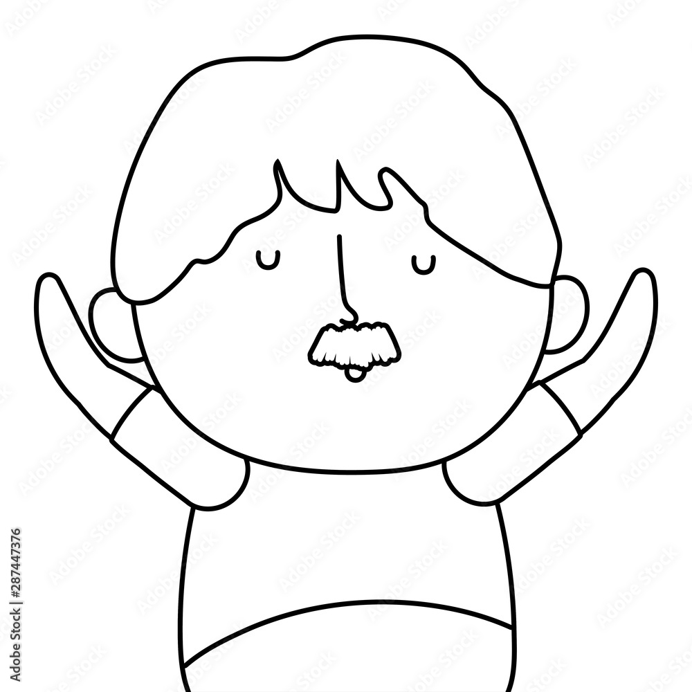 Grandfather cartoon vector design vector illustration Grandfather cartoon vector design vector illustration