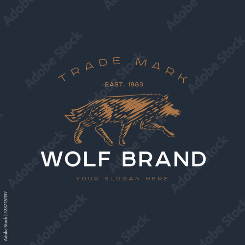 Logotype of the wolf.