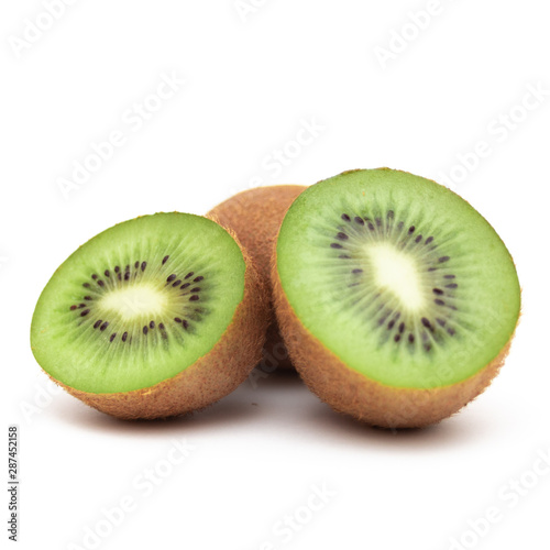 kiwi on white background