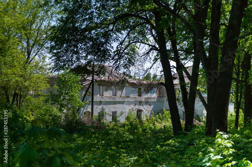 West wing of the manor house of the Muromtsevs' estate, Balovnevo village, Dankov district, Lipetsk region, Russian Federation