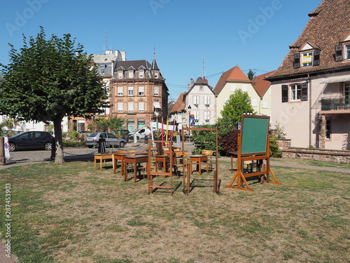 Wissembourg - Weißenburg – Weisseburch - im Elsass - mit mittelalterlichem Stadtkern photo