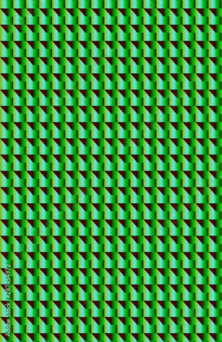 A green pattern.