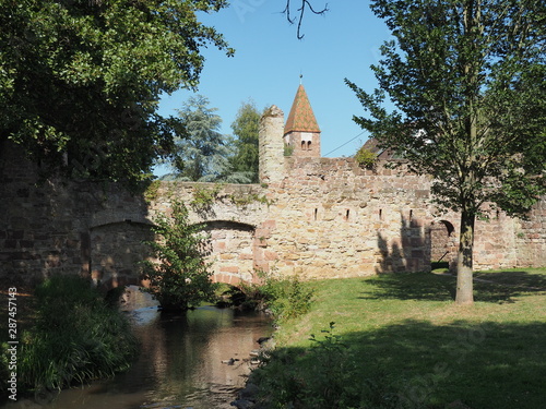 Wissembourg - Weißenburg – Weisseburch - im Elsass - mit mittelalterlichem Stadtkern photo