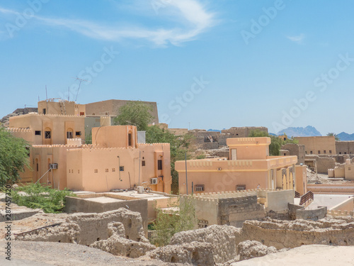 Ruins in the Old Village of Al Hamra Sultanate of Oman 