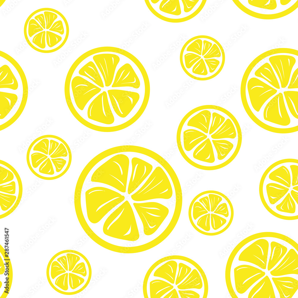 lemon pattern of flat lemon