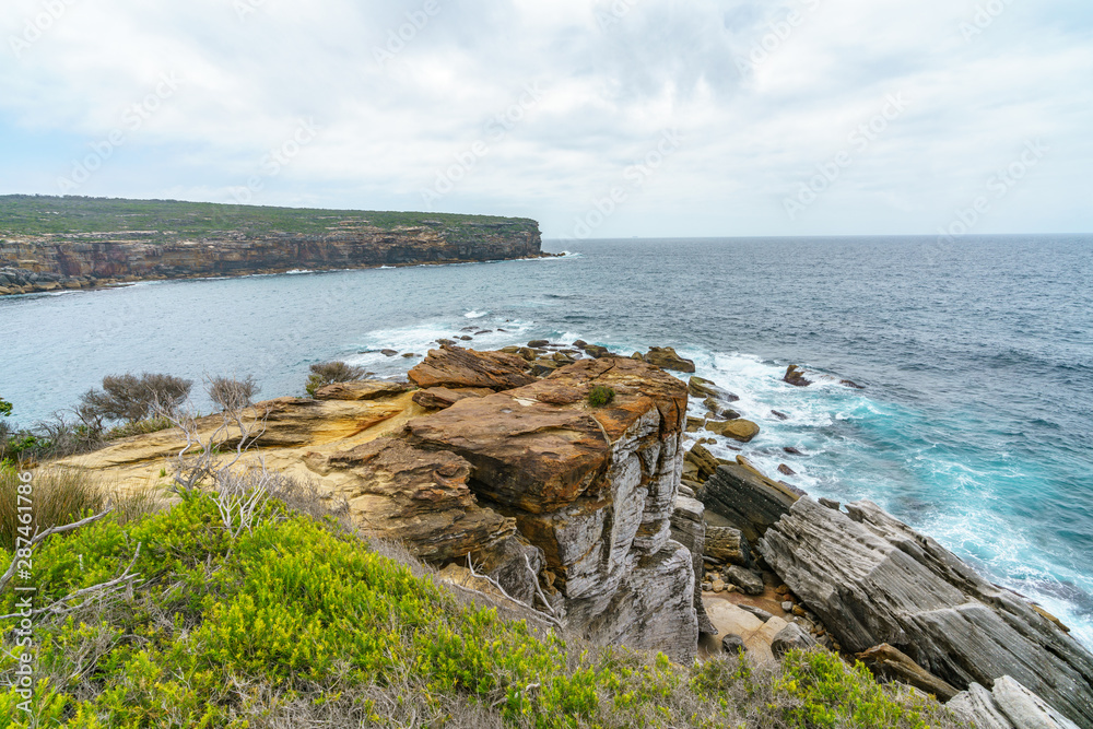 hikink in the royal national park, providential lookout point, australia 5