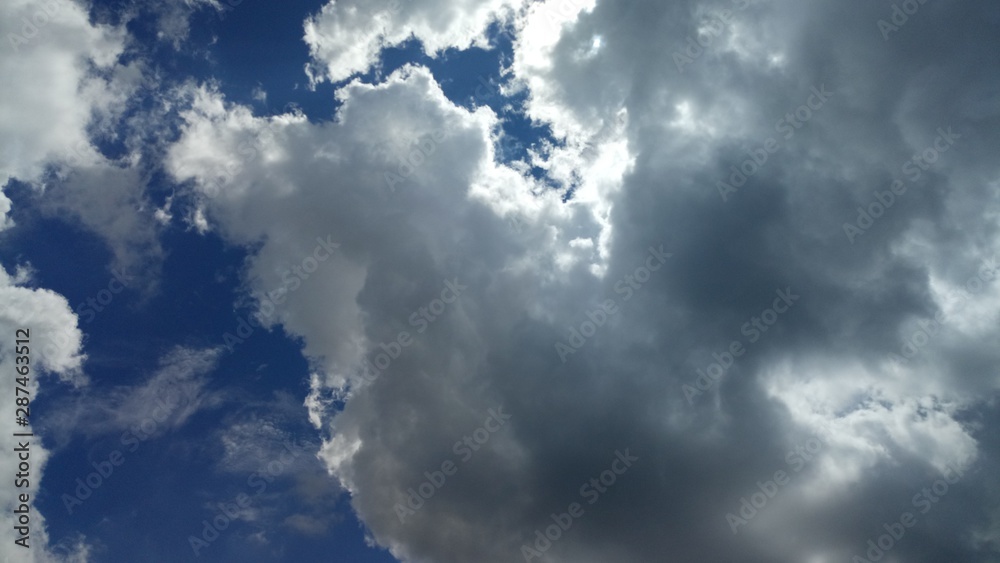 Obraz premium Cloud Formations On A Warm Summer Day