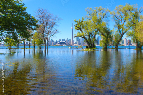 Photography Toronto Islands Flooded