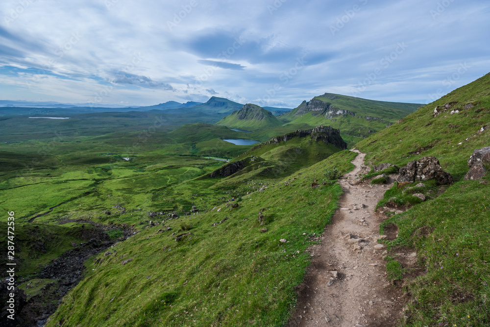 Fototapeta premium The Quiraing , Isle of Skye, UK